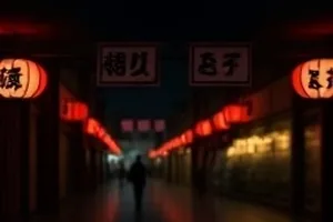 《长镜头尽头》封面，一条延伸至尽头的老巷