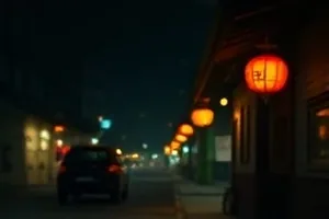 《夜樱摄影棚》封面，补光灯下的夜间樱花